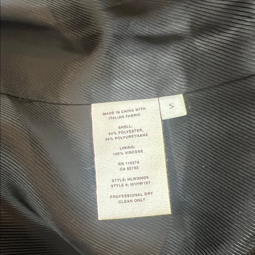 Helmut Lang Glossy Black Jean Jacket Style Jacket Italian Fabric - Picture 13 of 13